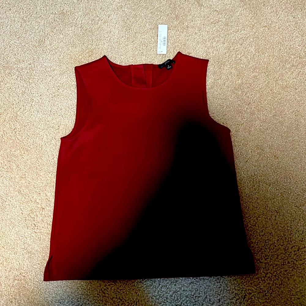 NWT sleeveless JCrew top Sz S